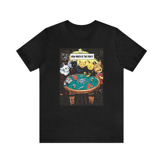 Poker Cats Unisex Jersey Short Sleeve Tee